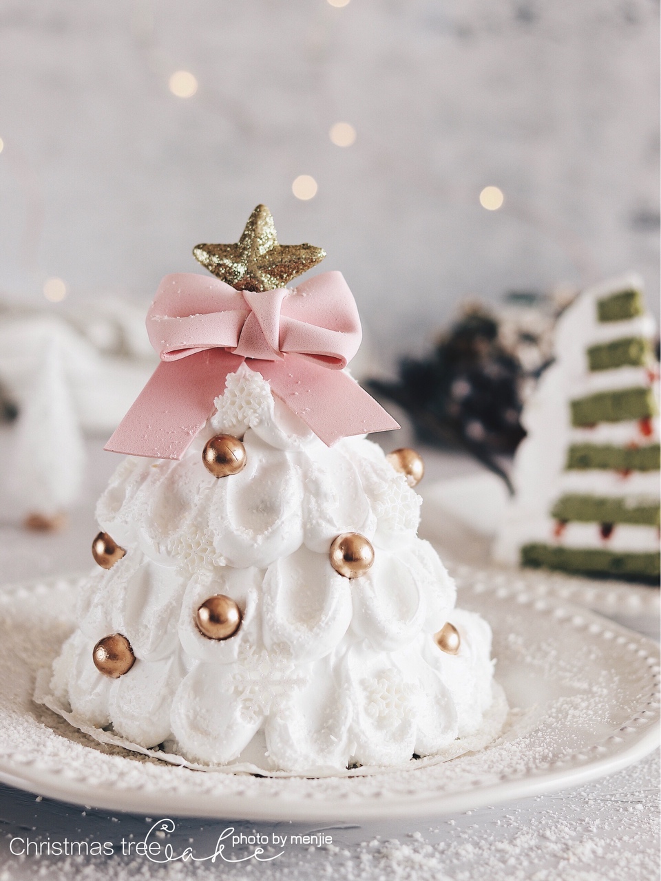 可以吃的圣诞树🎄圣诞节蛋糕甜品的做法