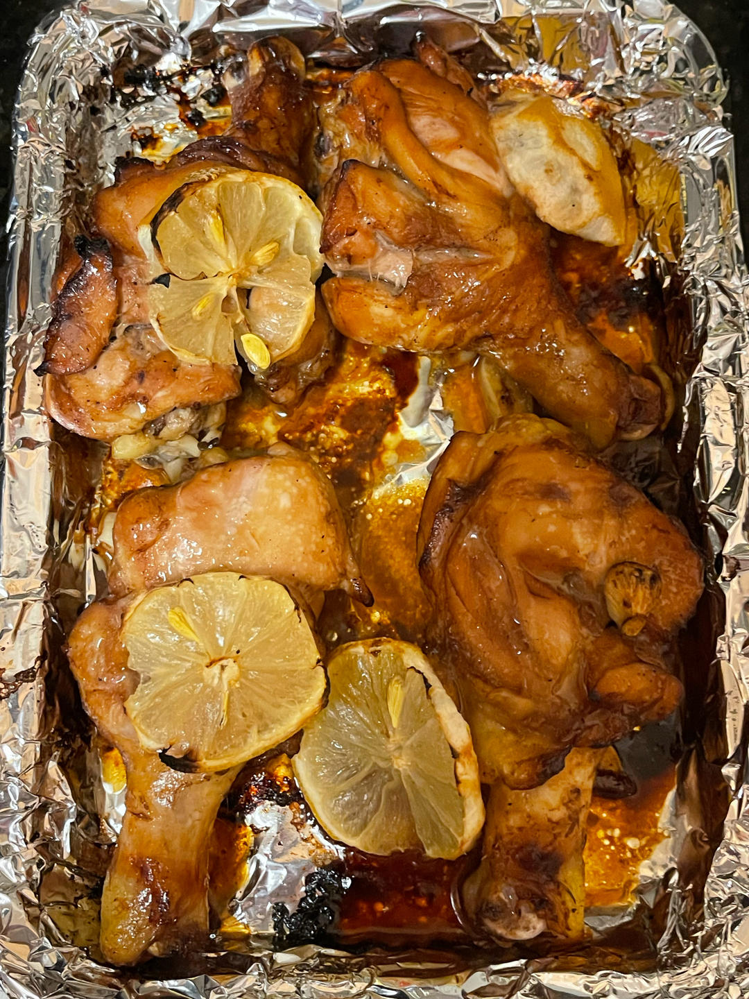 好吃到舔手指的🍋柠檬蒜香烤鸡翅-「家庭版」