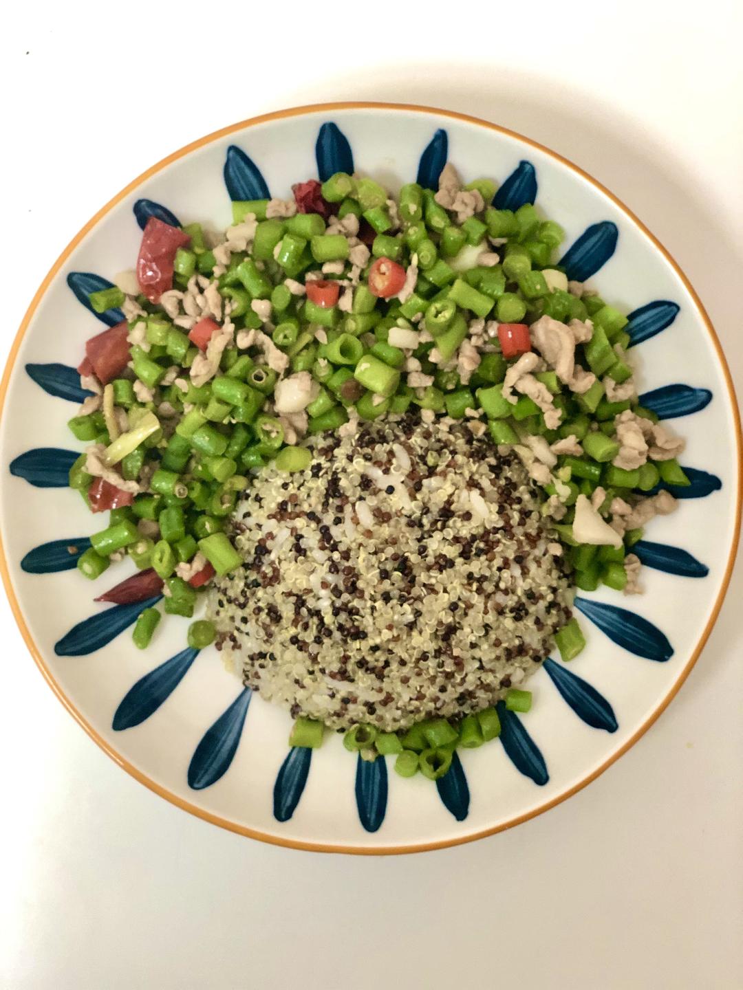 香辣豆角炒肉沫的做法