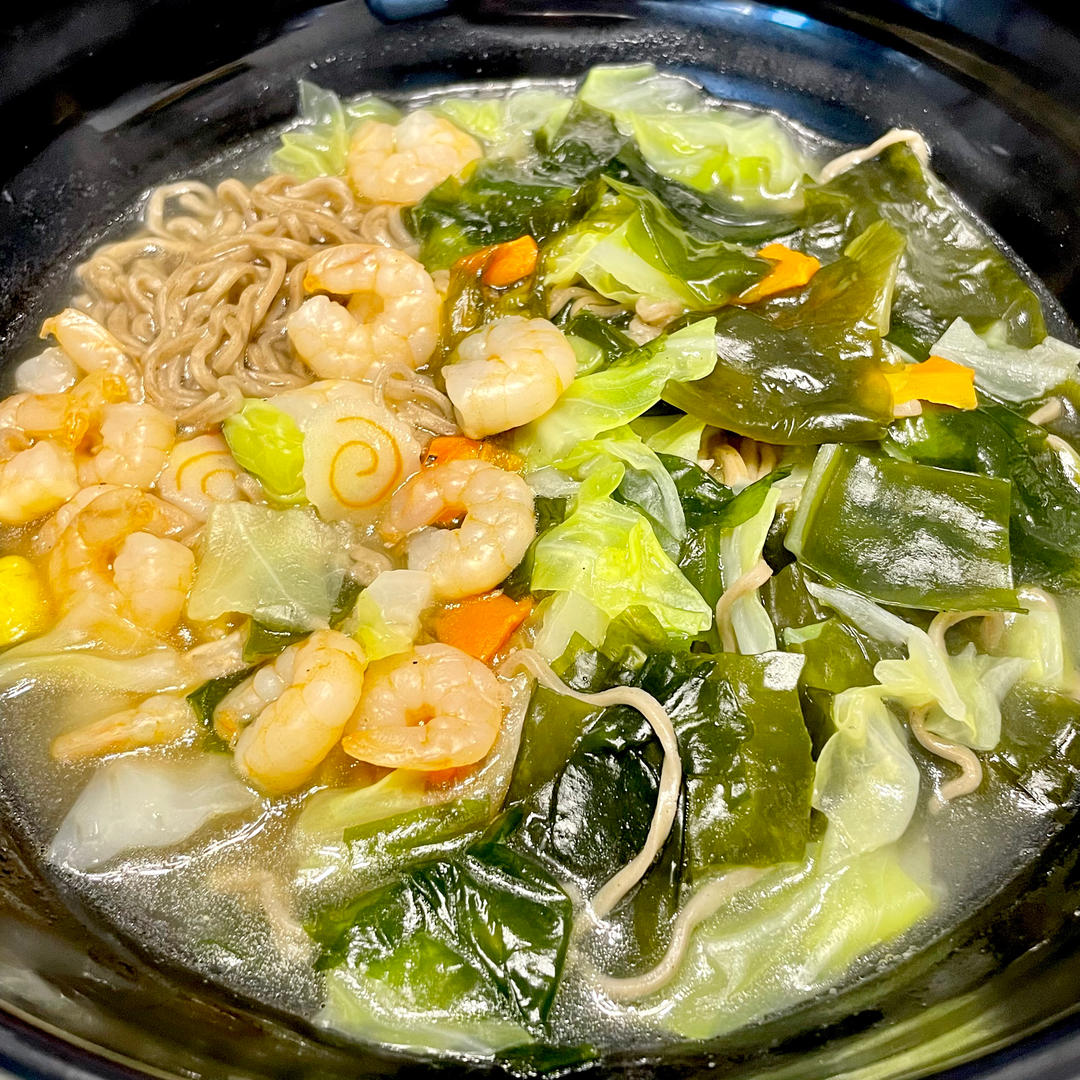 新创康师傅鲜虾鱼板面