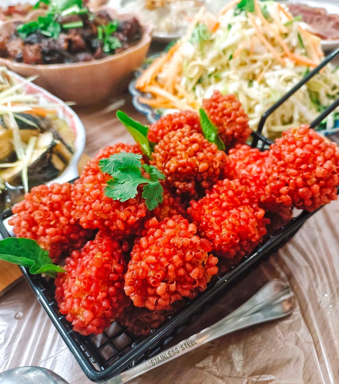 鸿运当头——荔枝虾球