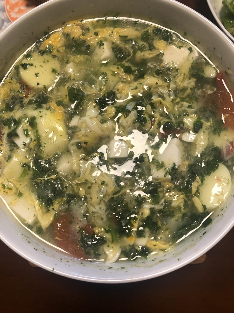 荠菜豆腐羹