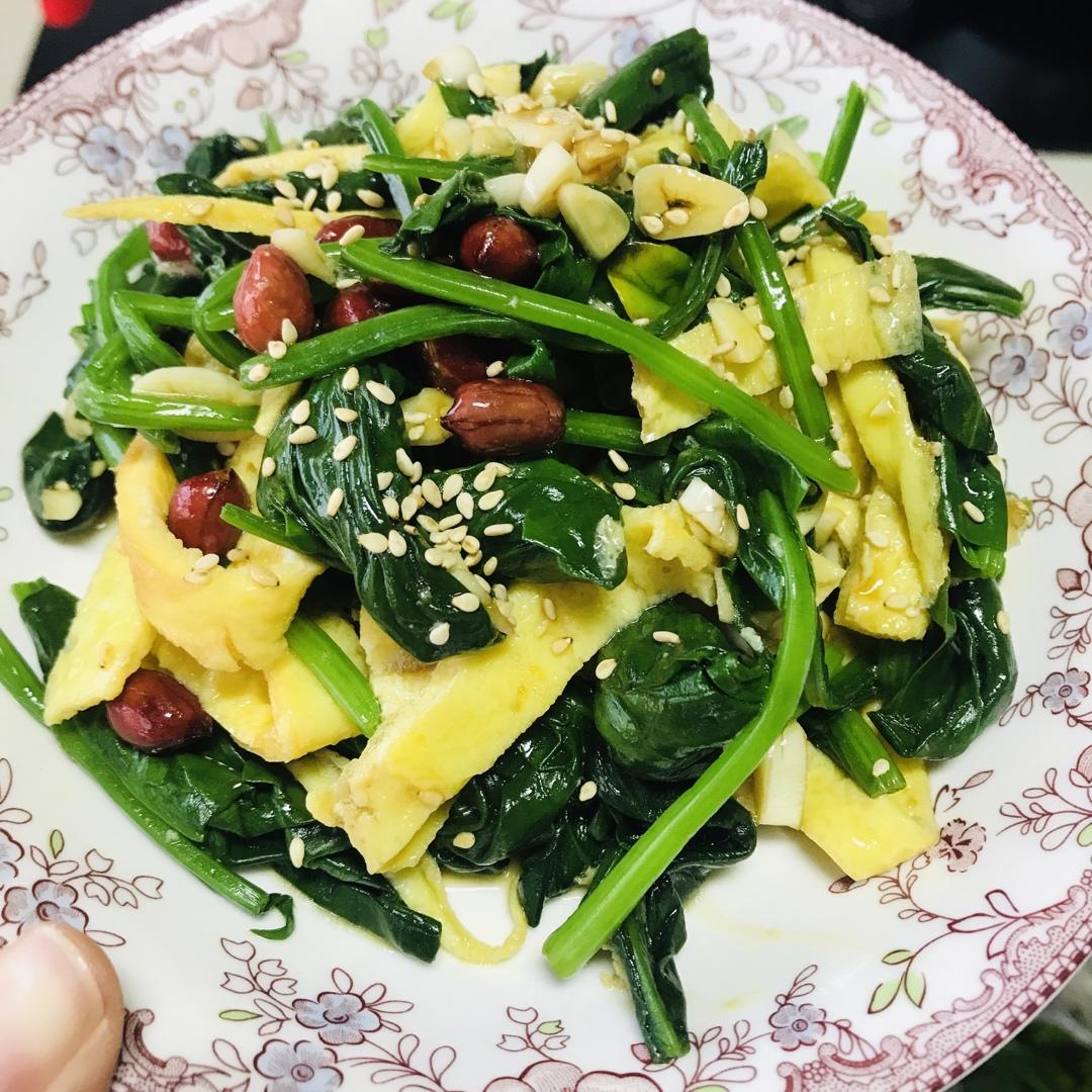 健康低脂凉拌菜—菠菜可以这样吃