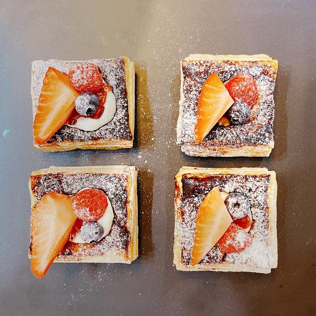 法式千层酥皮点心