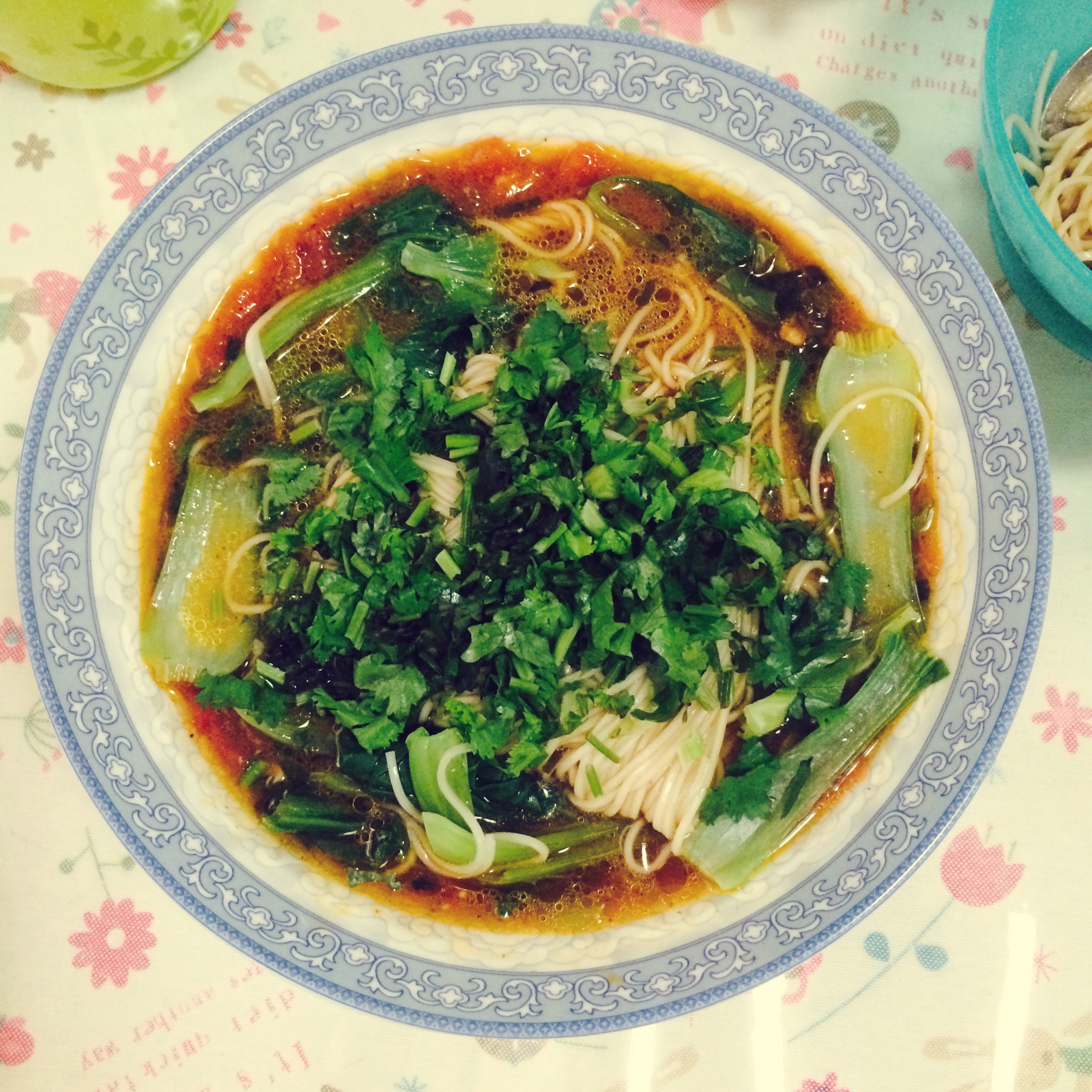 油泼辣子酸汤面