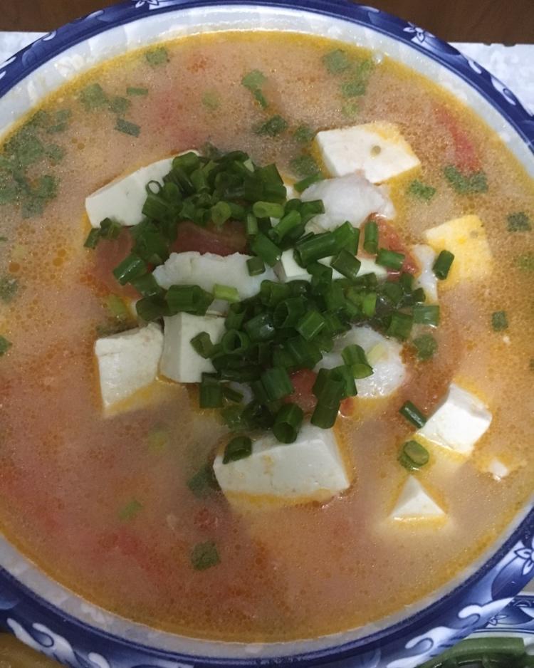 番茄豆腐鱼片汤