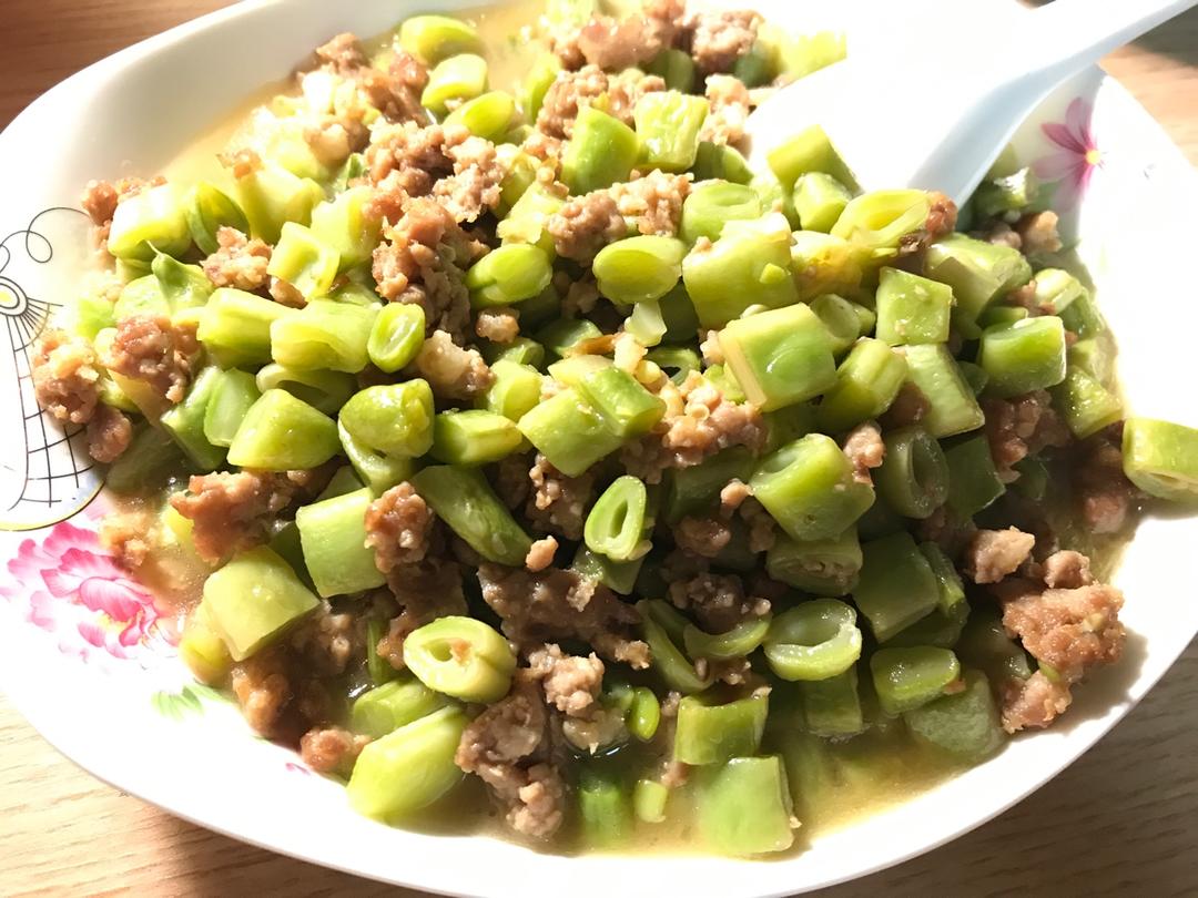 豆角肉沫打卤面