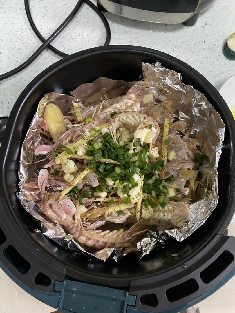 椒盐皮皮虾（空气炸锅）