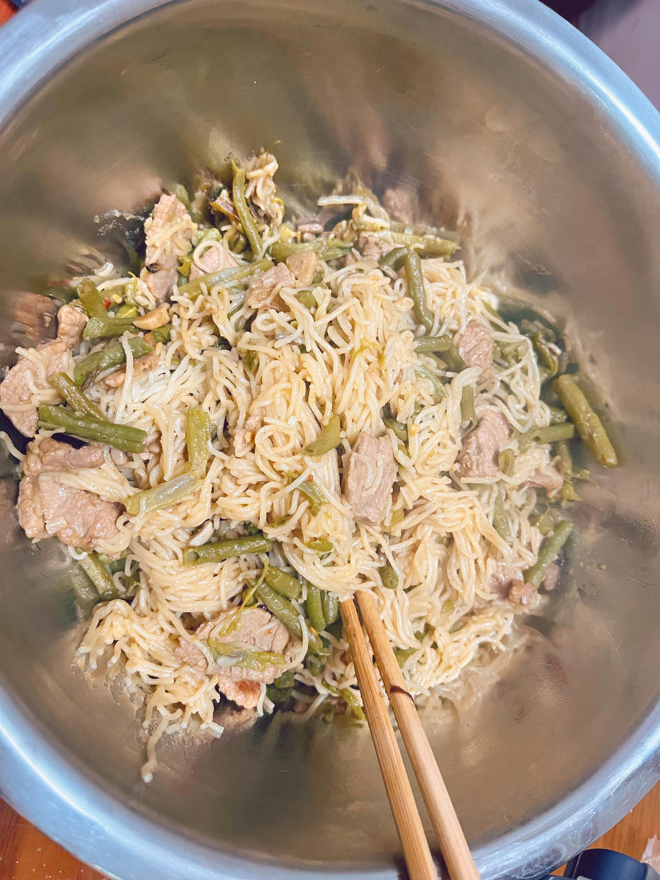 挂面也能焖~的豆角焖面