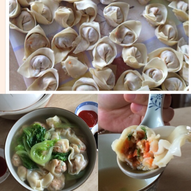 香菇猪肉胡萝卜饺子