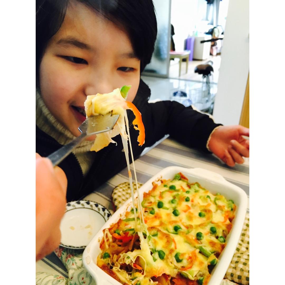 番茄鸡肉浓情焗饭【两人份】