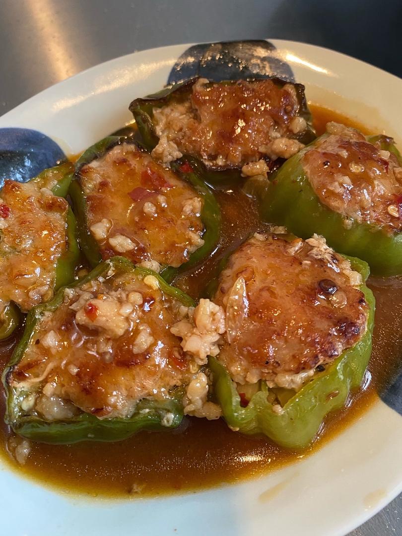 下饭菜肴--青椒酿肉