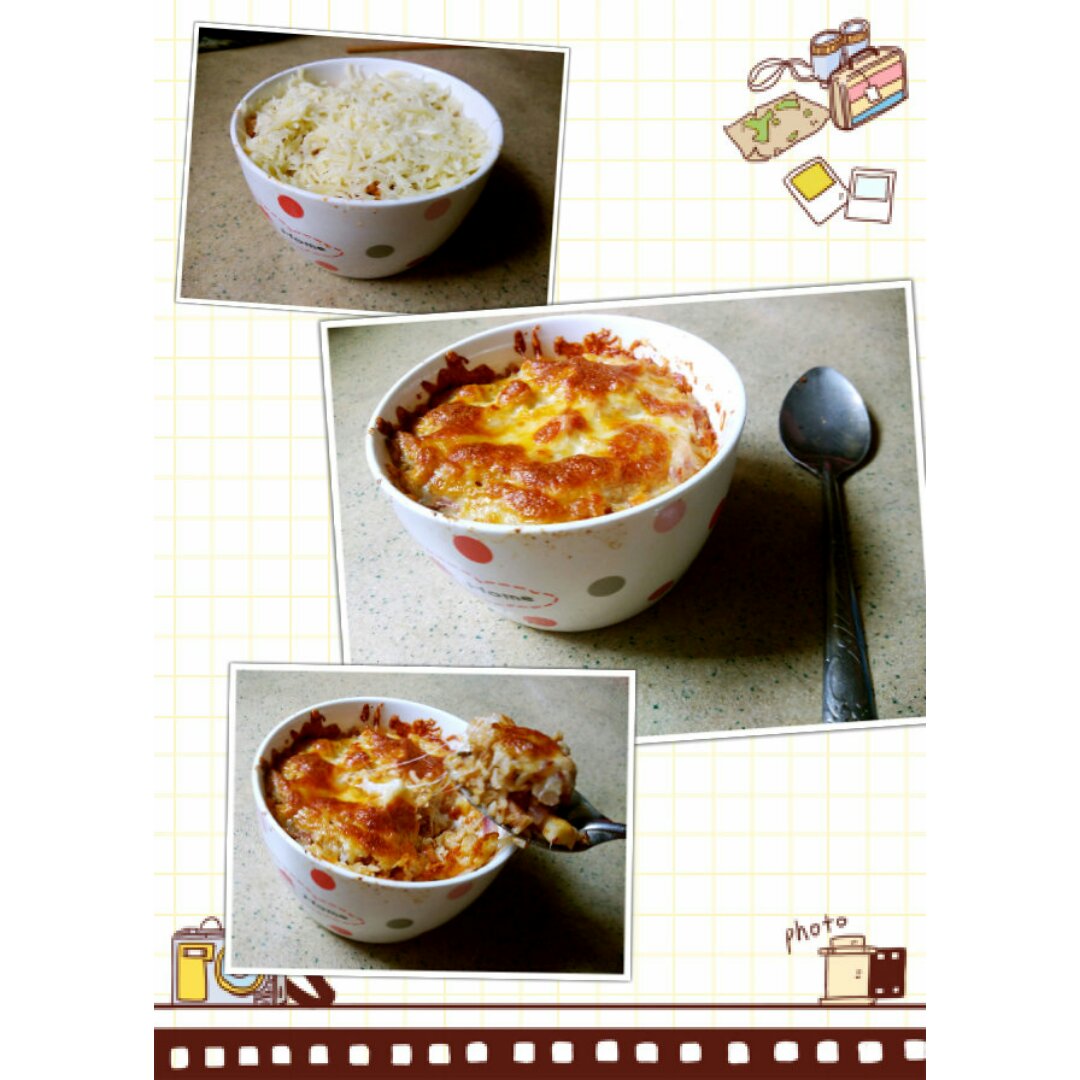 随心所欲芝士焗饭