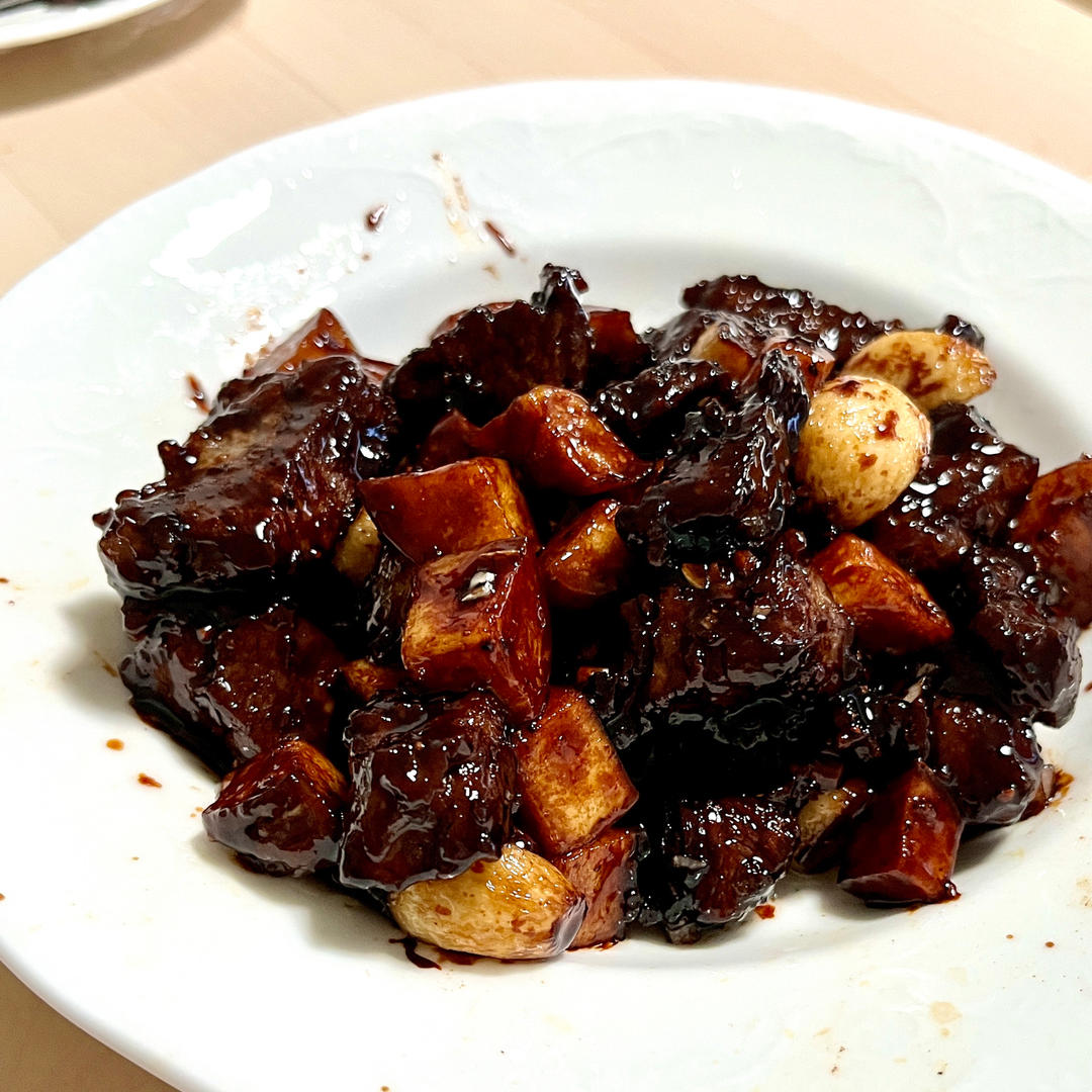 黑蒜子牛肉粒-津门秘方-家庭制作详细版