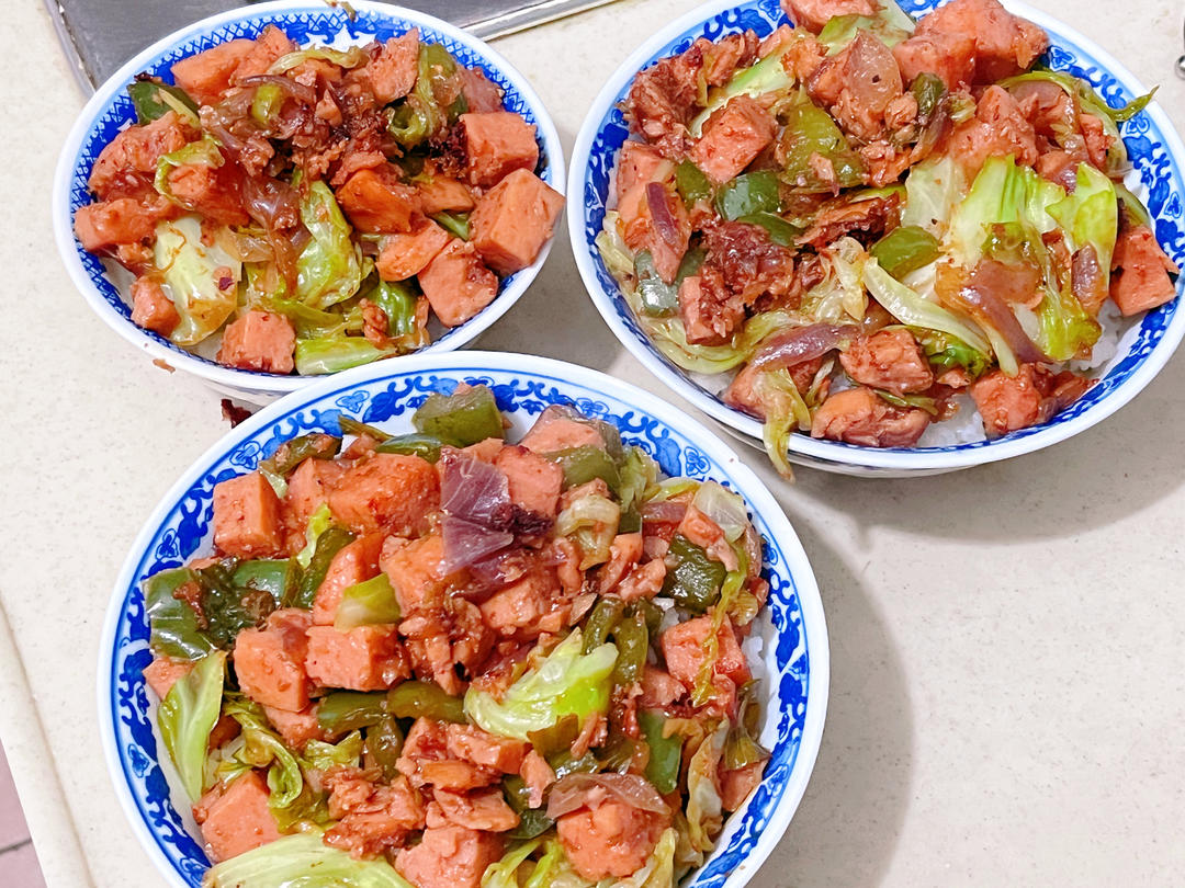 幸福感飙升的炒午餐肉