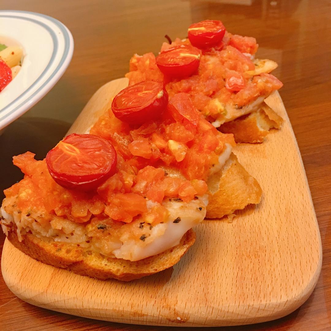 番茄香烤龙利鱼