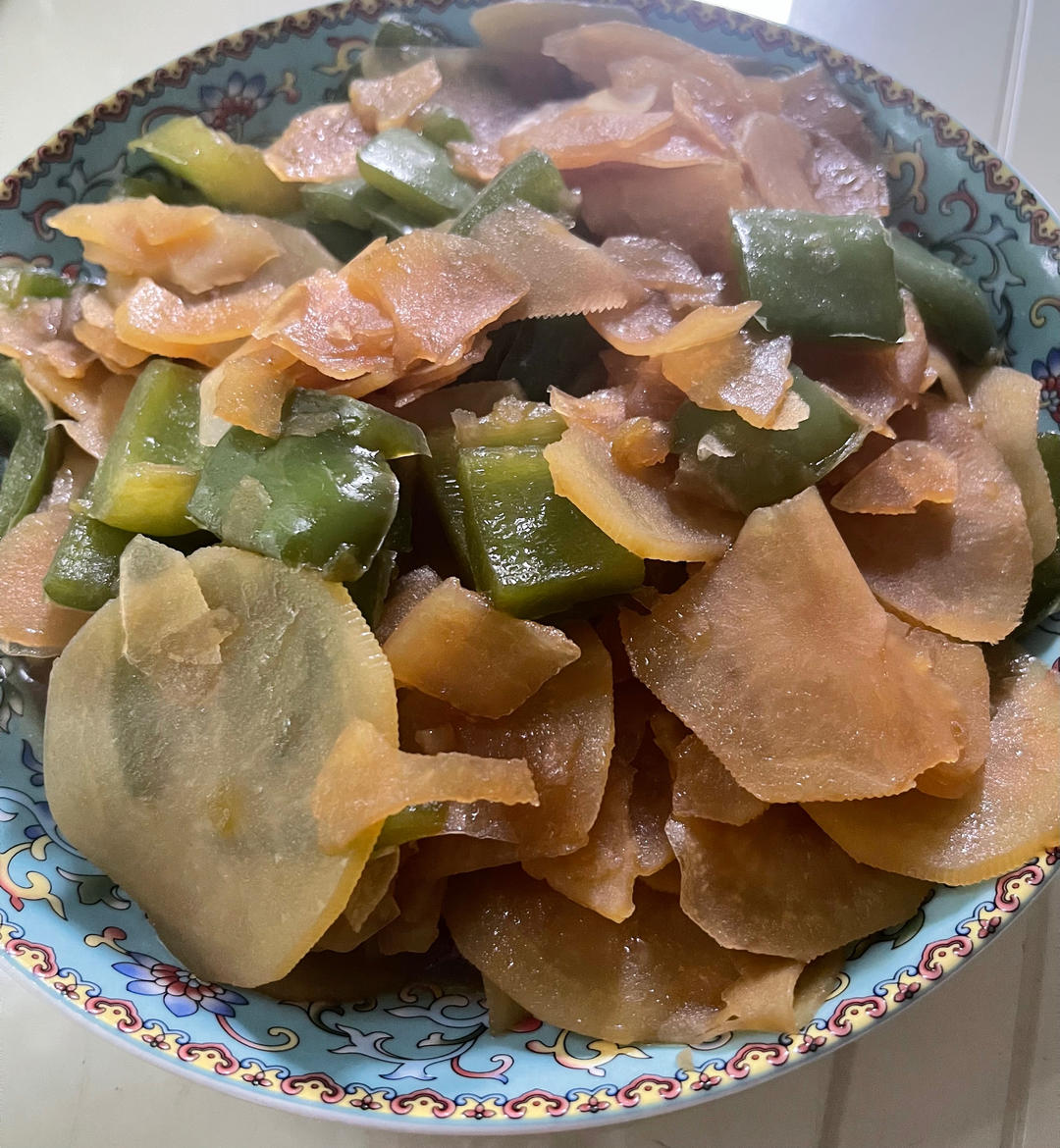 青椒土豆，素菜也可以香香的
