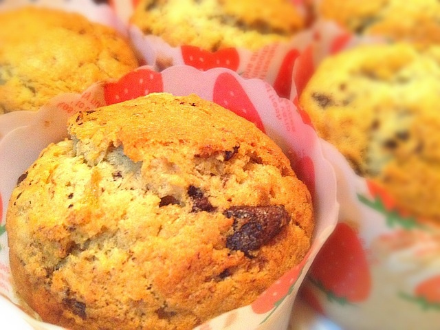 香蕉巧克力碎片麦芬