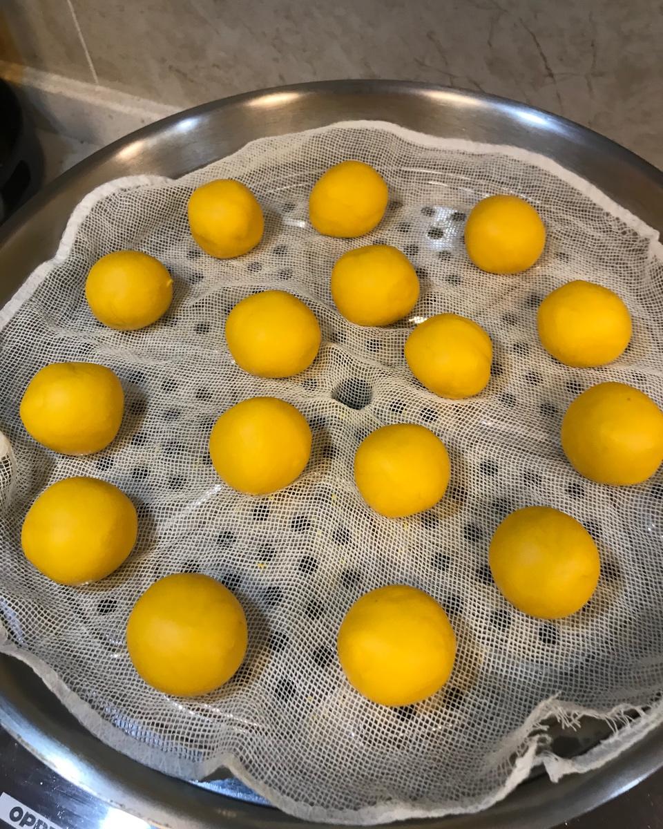 南瓜馒头（不加水）