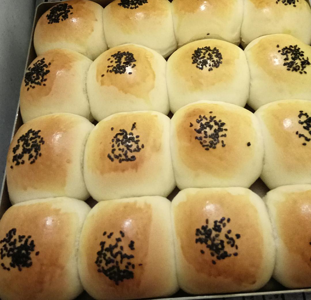 鲜奶油小餐包（一次发酵）