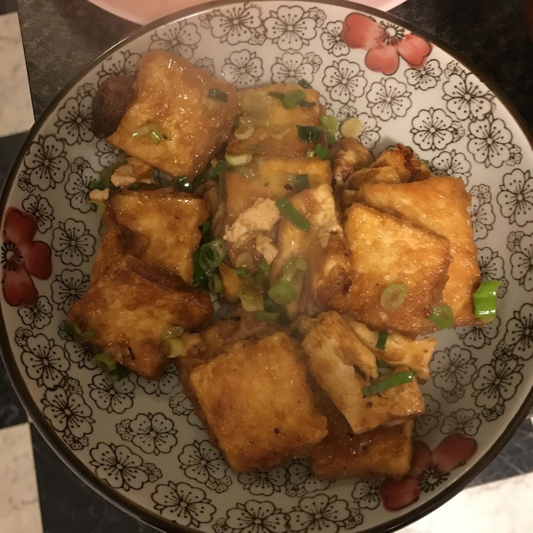 无敌好吃的香煎豆腐