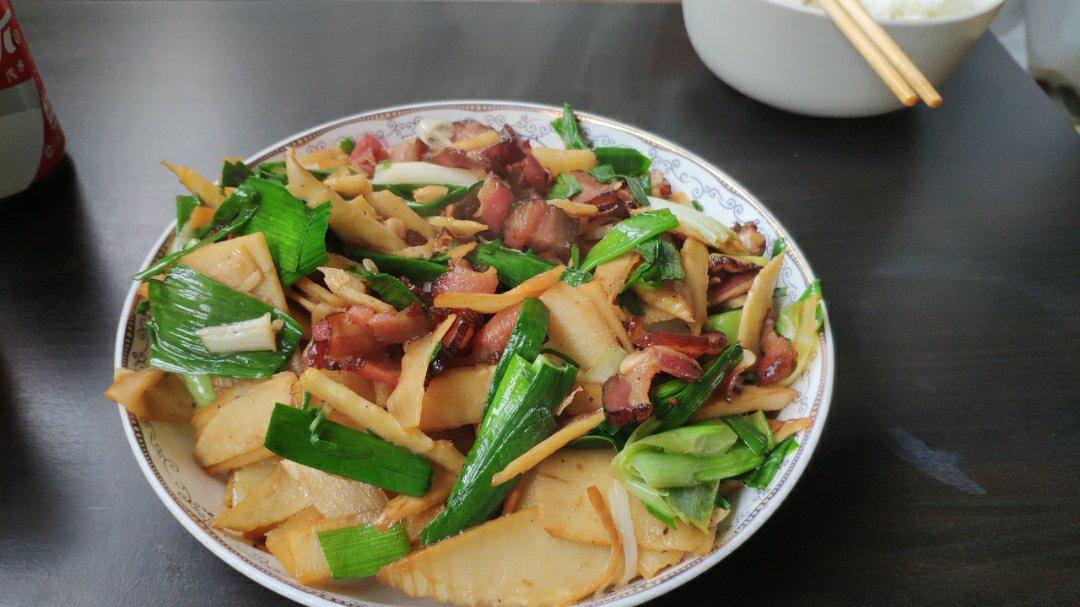 冬笋炒腊肉