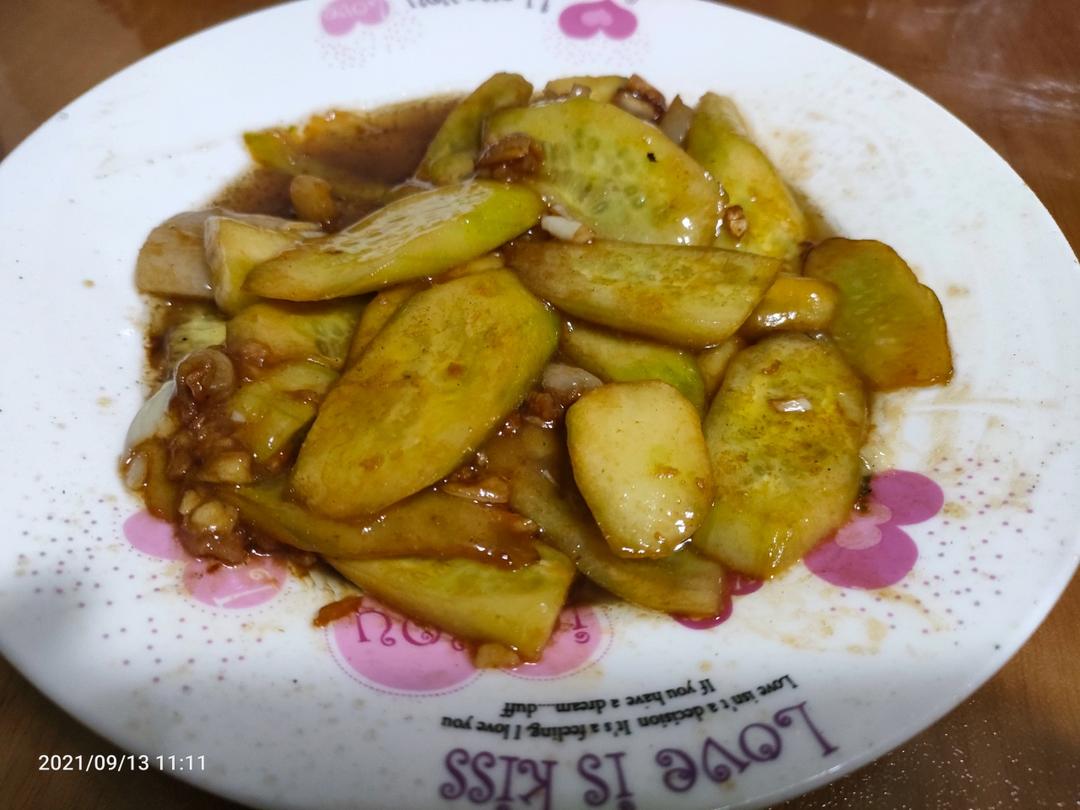 肉片炒青瓜