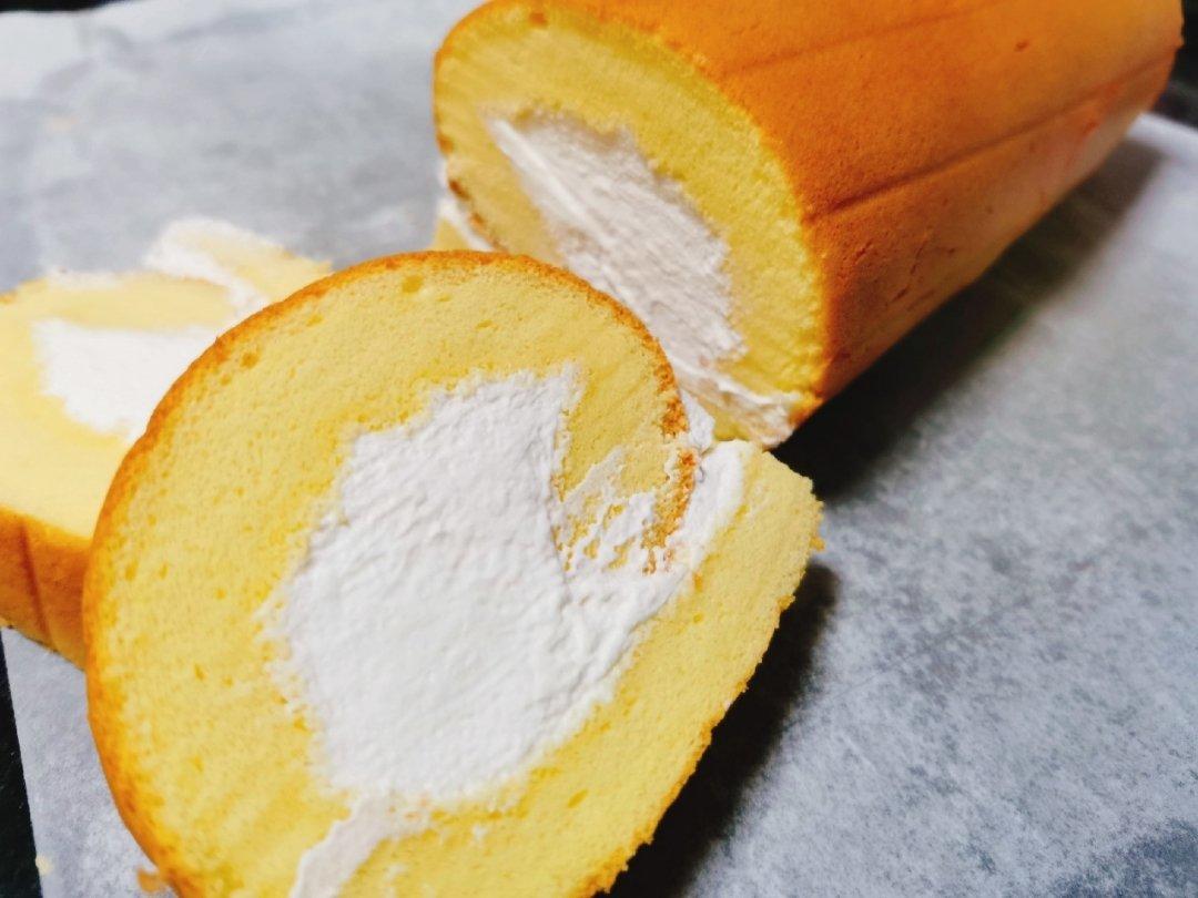 卷不断的后蛋法基础戚风蛋糕卷