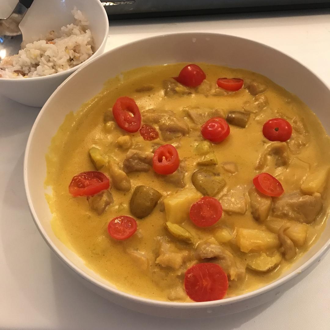 菠萝咖喱鸡【食材包操作说明】