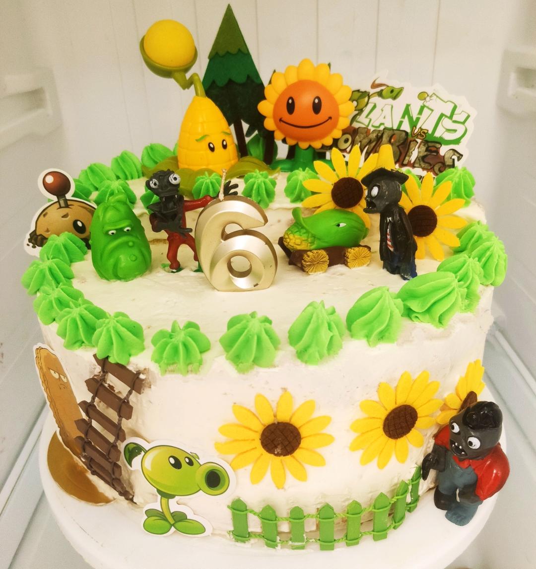 植物大战僵尸生日蛋糕