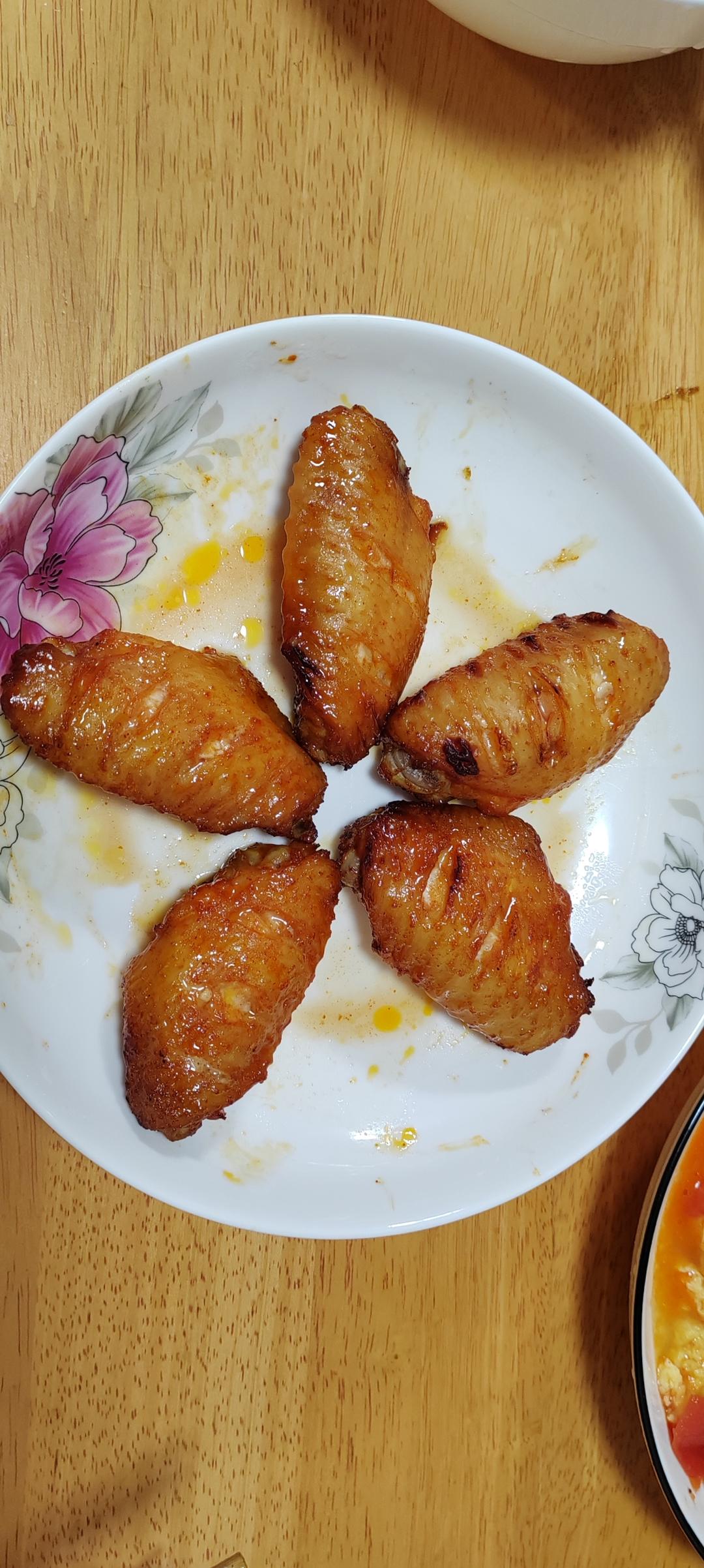 不放一滴油的空气炸锅版～奥尔良烤鸡翅