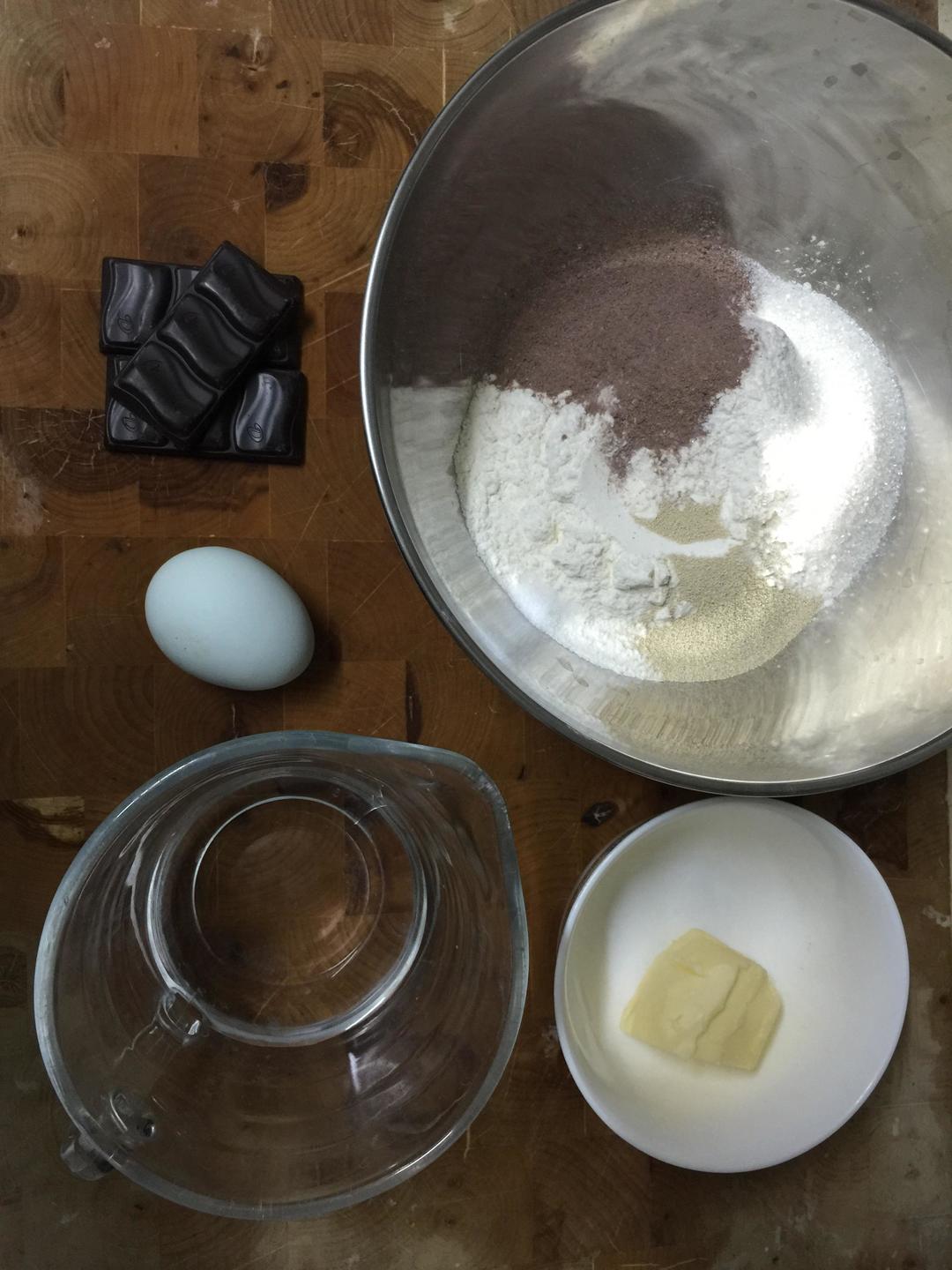 纯奶手撕吐司的做法 步骤1