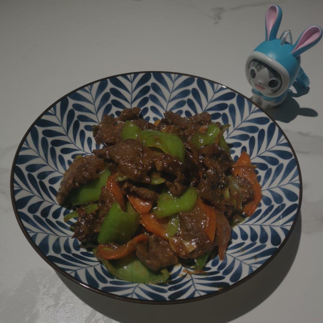 家常小炒牛肉（嫩滑爆赞）