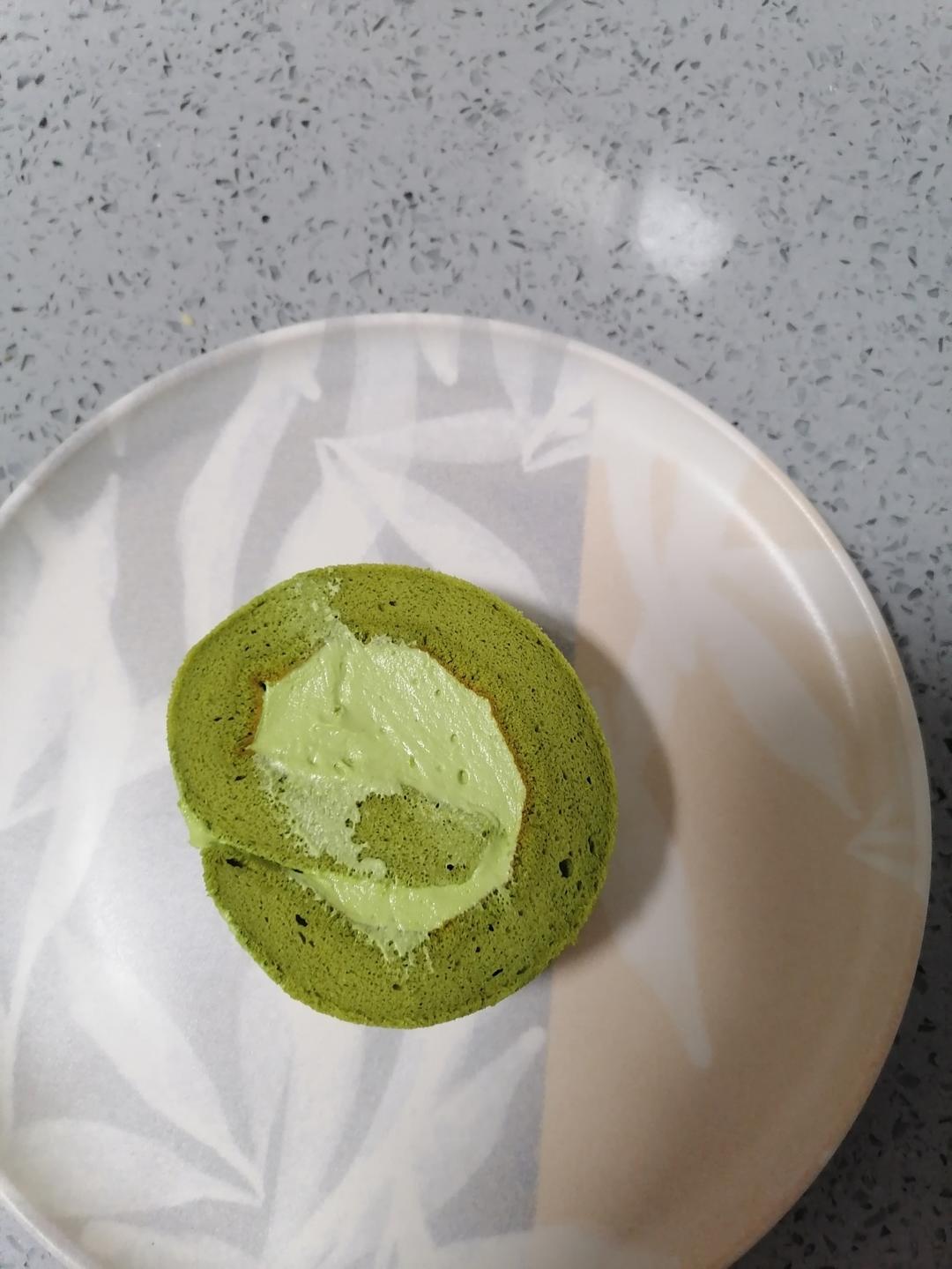 完美抹茶蜜豆蛋糕卷