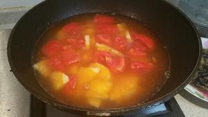 西红柿土豆榨菜鸡蛋汤的做法 步骤3