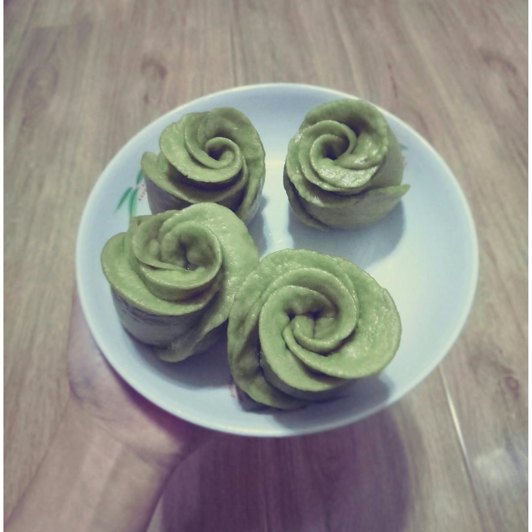 玫瑰花馒头