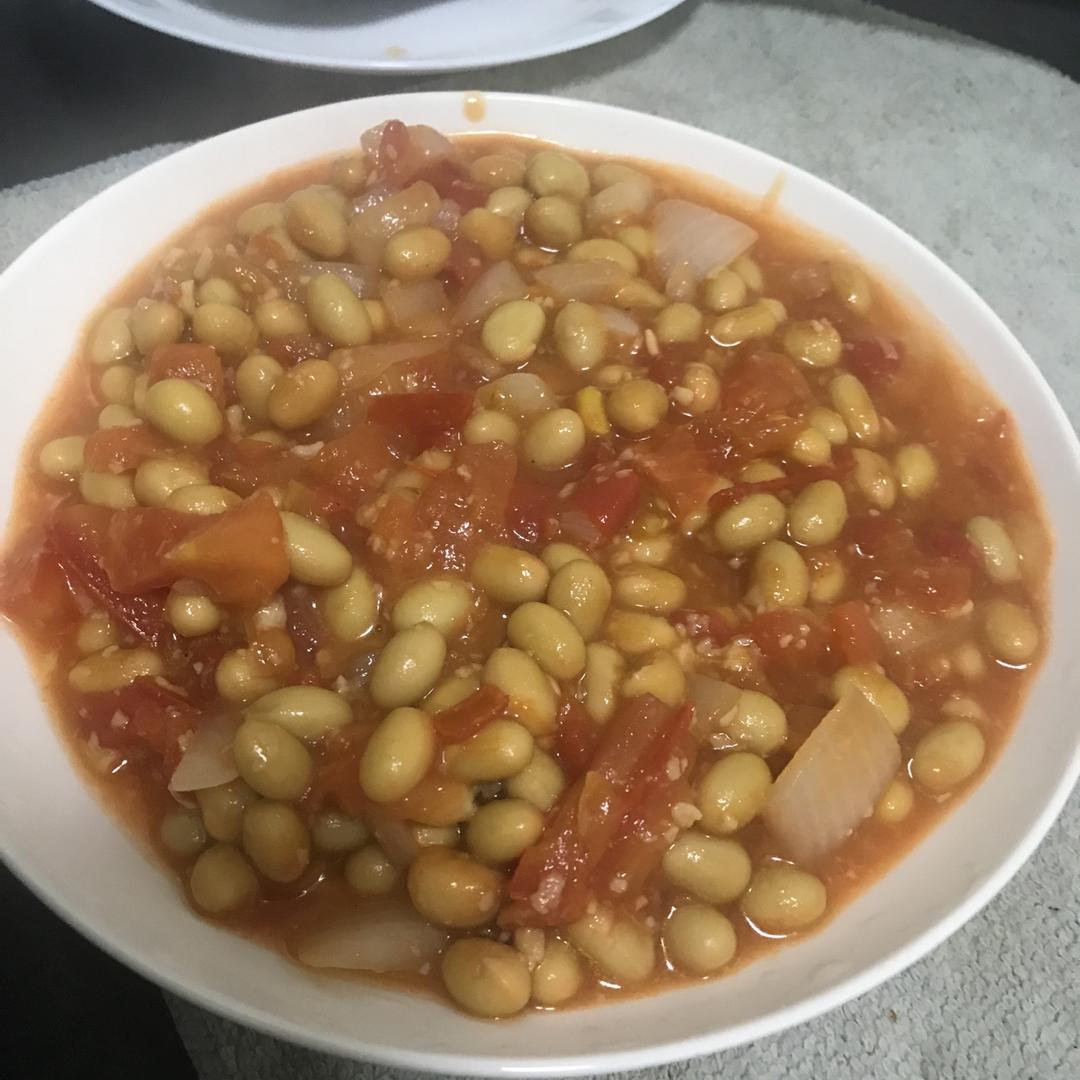 番茄黄豆