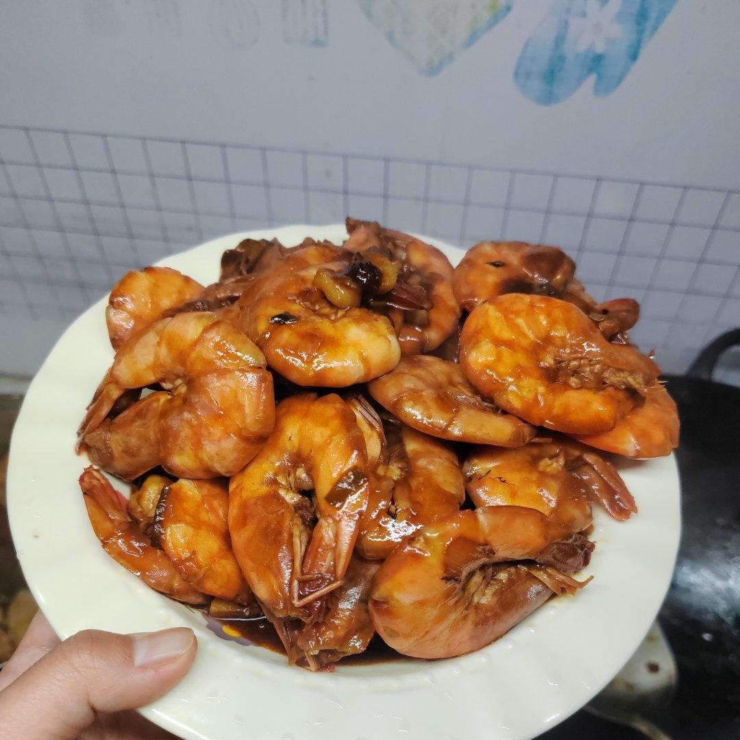 家庭版油焖大虾