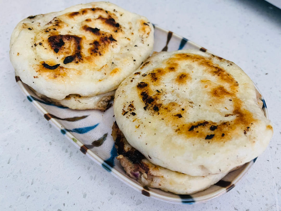 超喧软的馅饼，冷了也不会变硬，全程不用揉面