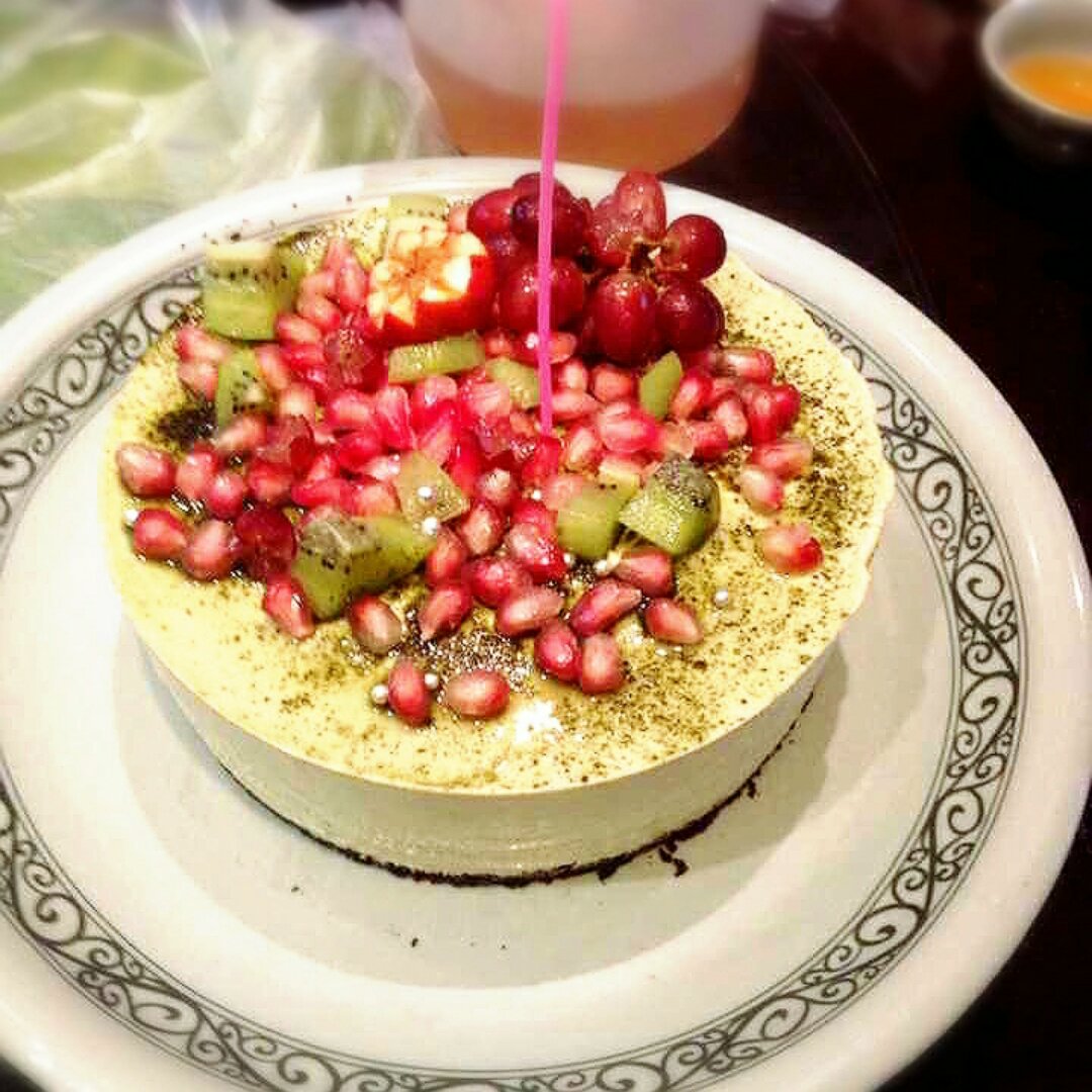 抹茶红豆冻芝士