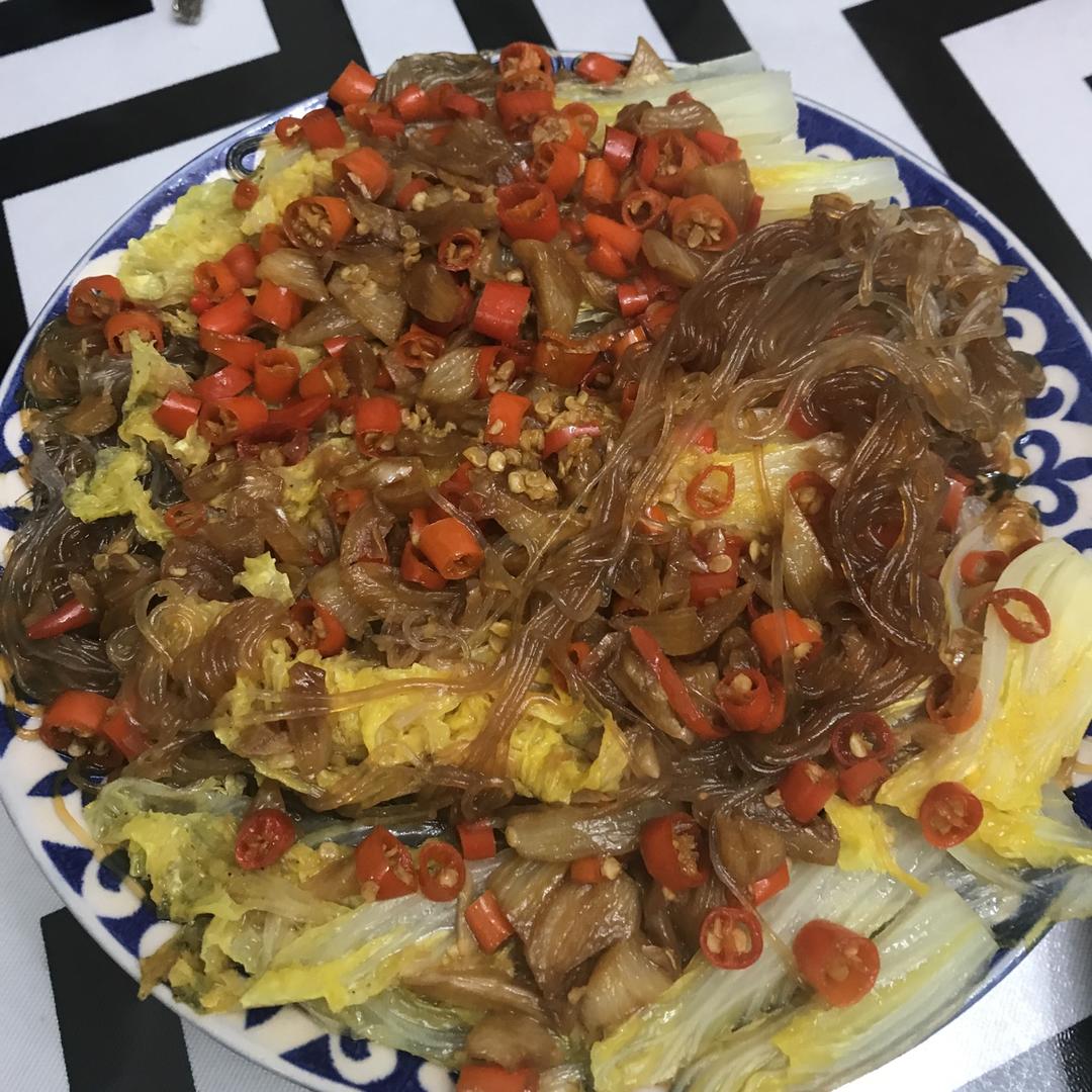 蒜蓉粉丝娃娃菜
