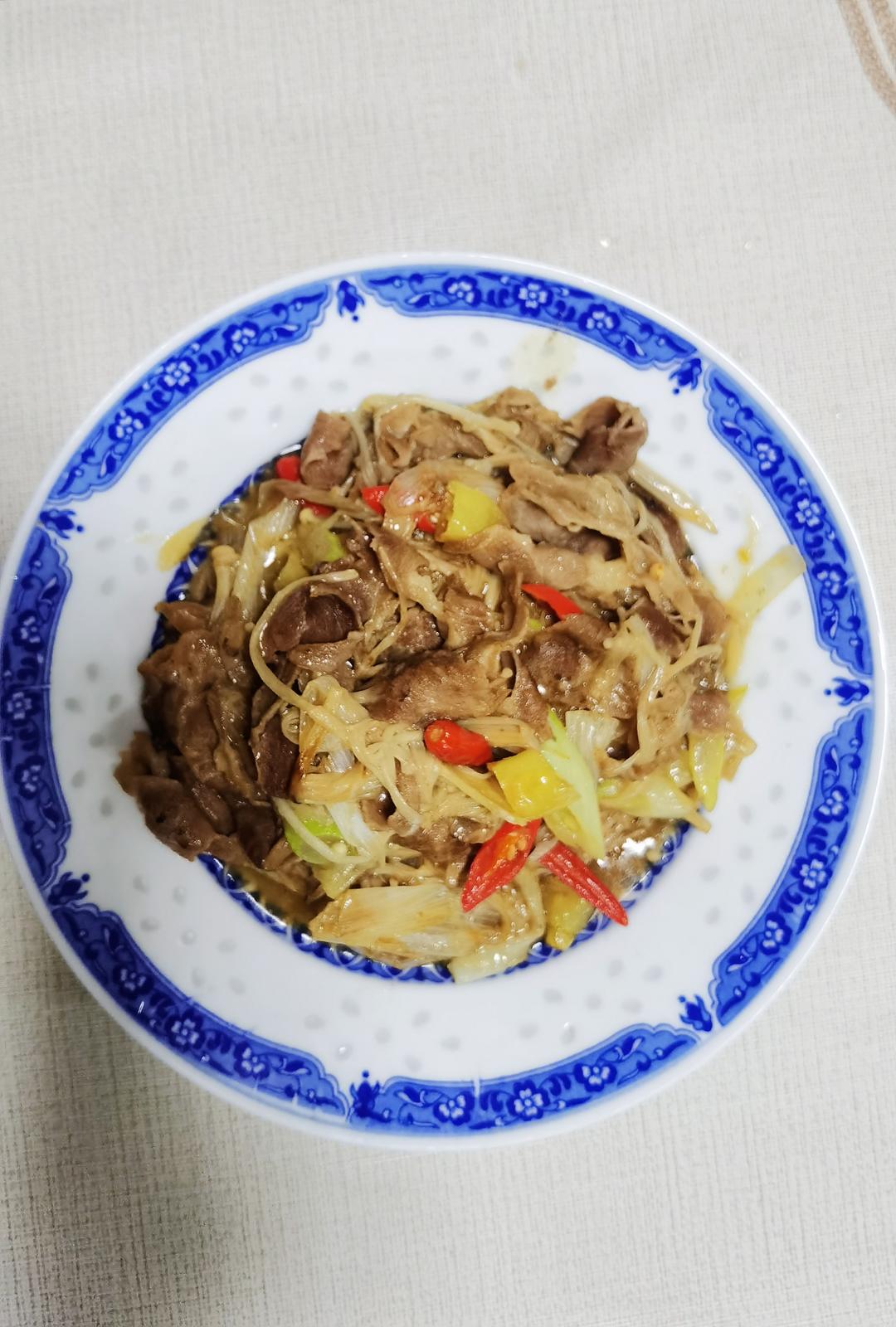 葱爆孜然羊肉卷