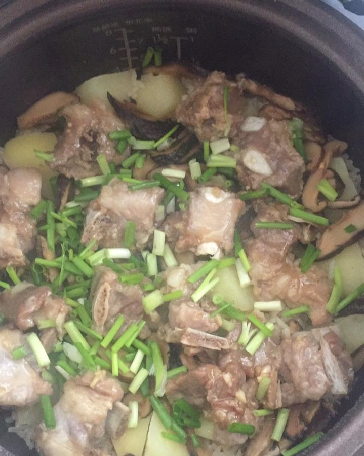 排骨扁豆焖饭