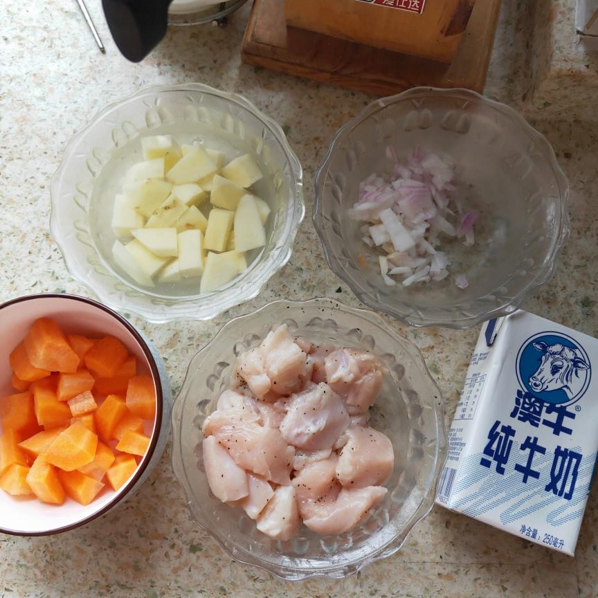 纯奶手撕吐司的做法 步骤1