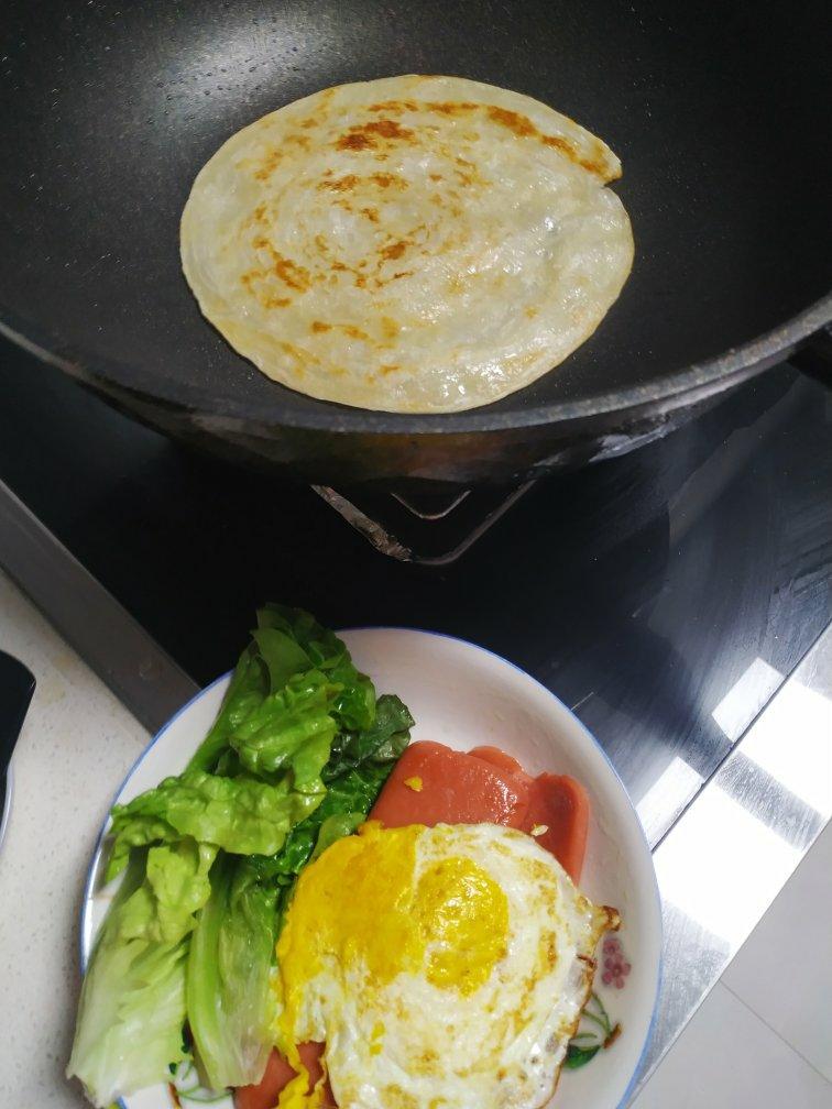 三分钟就可以做好孩子的早餐（手抓饼）