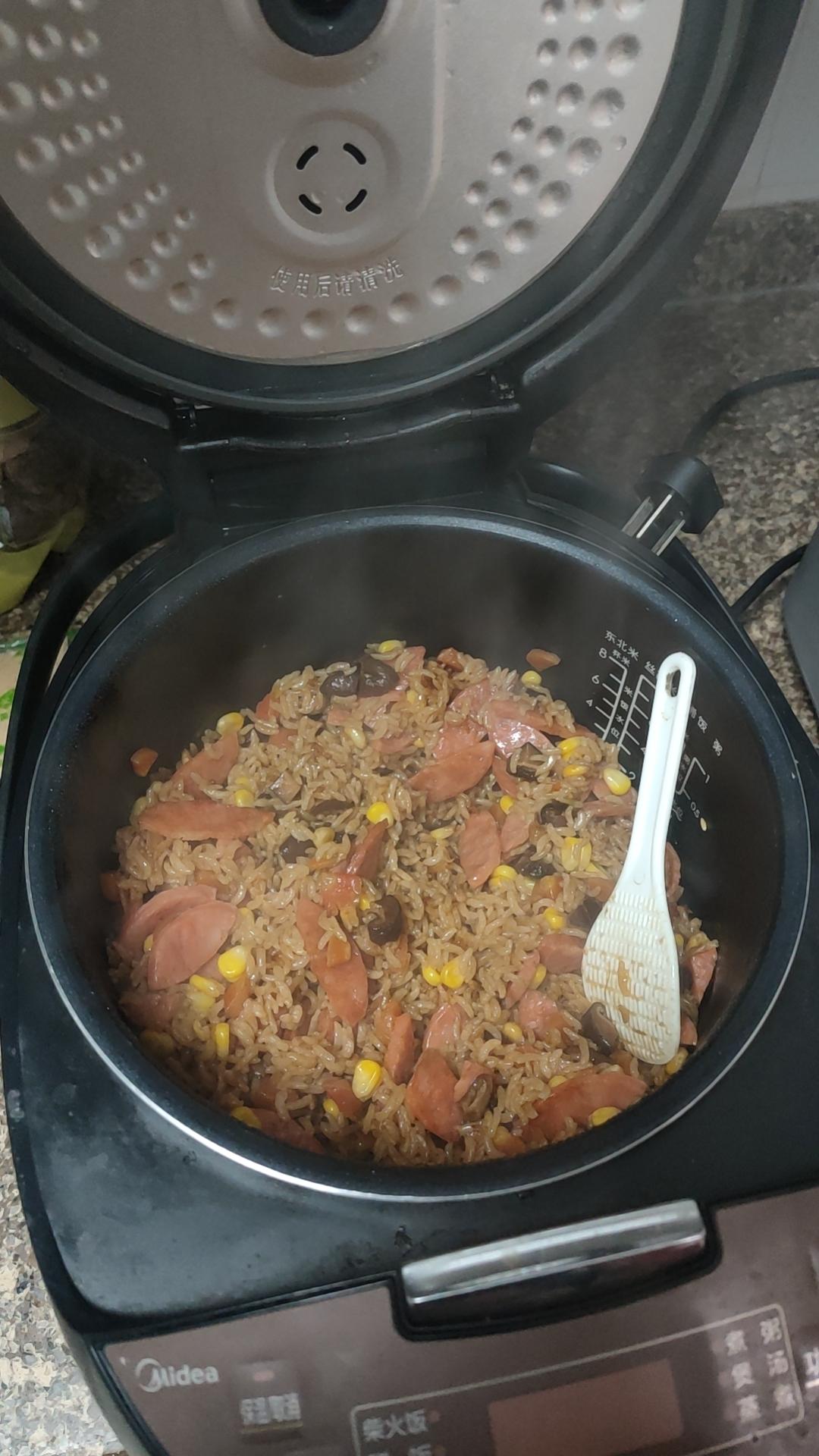 腊肠焖饭