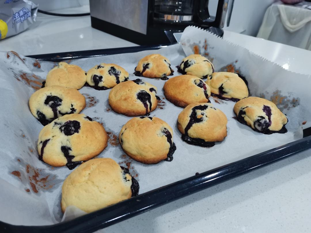 会爆浆的蓝莓大Cookie