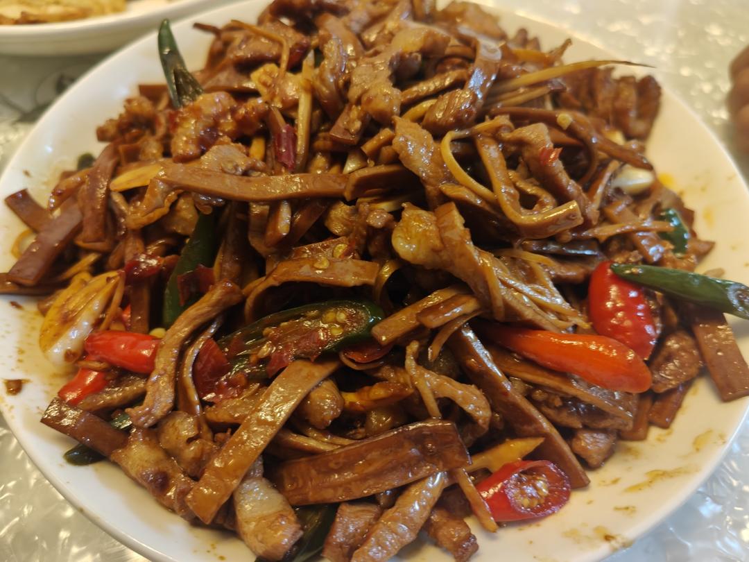 豆干炒肉丝