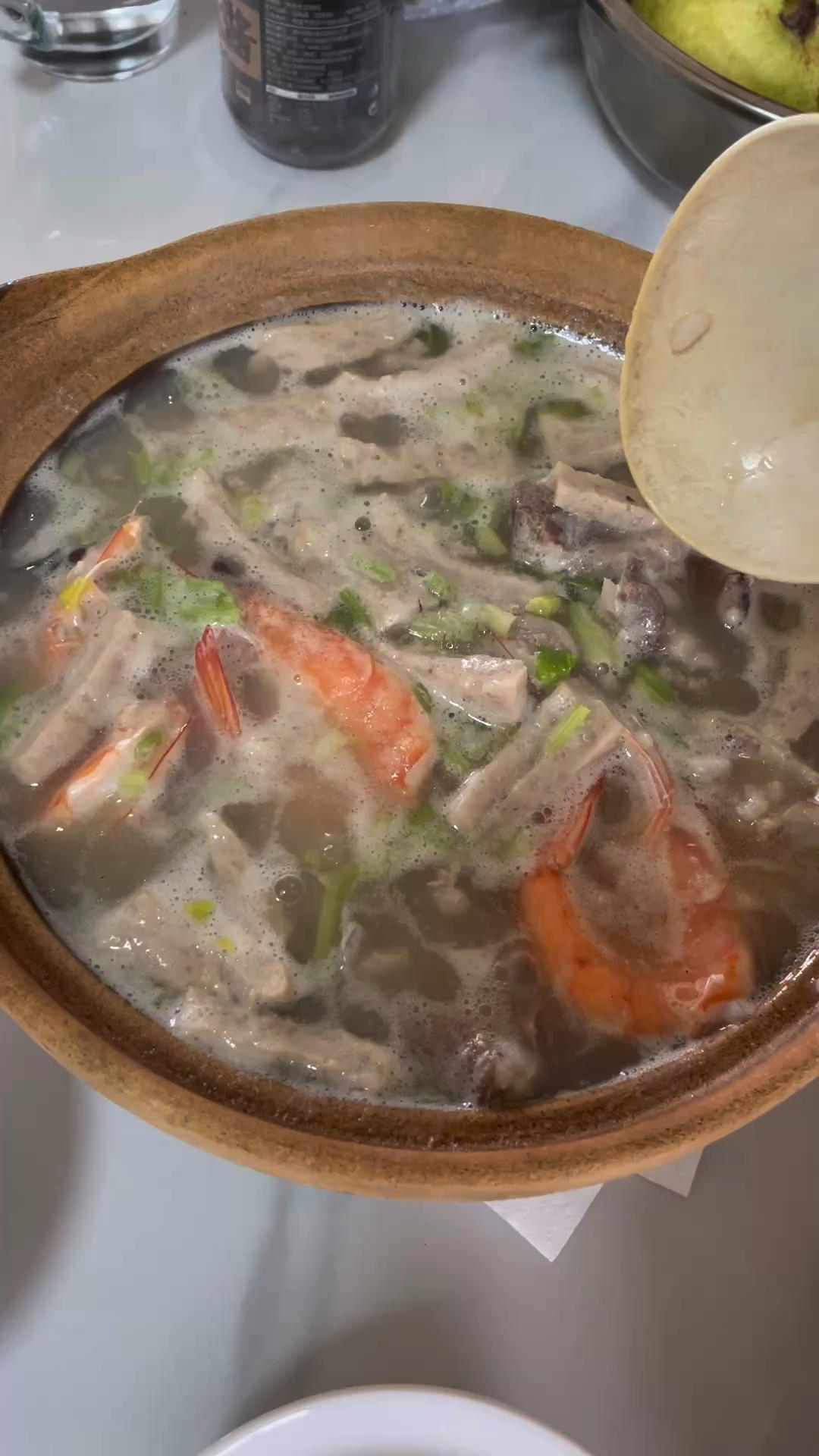 满分经典潮汕砂锅虾粥