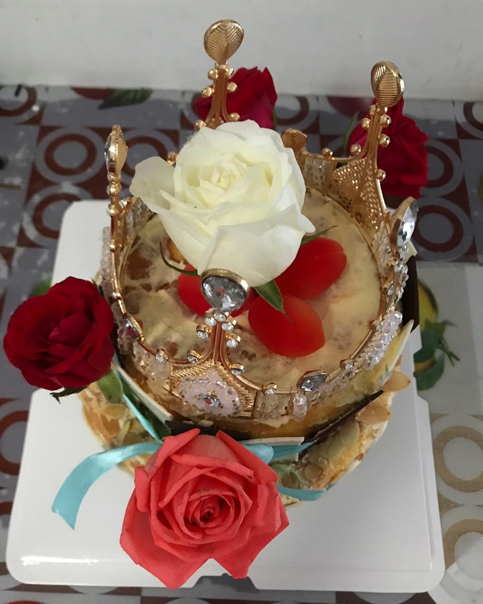 8+6寸双层奶油奥利奥水果夹心生日蛋糕
